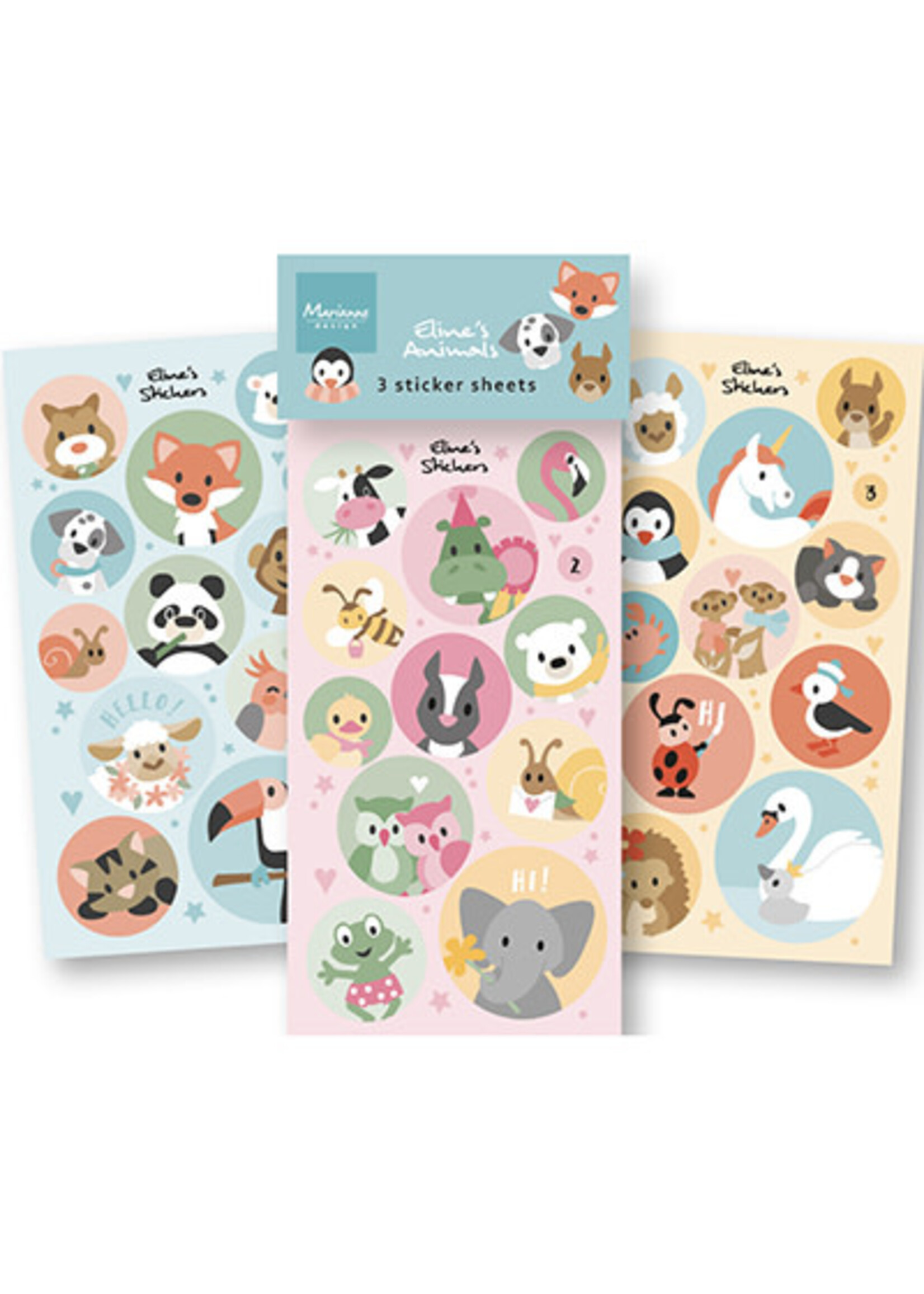 Marianne Design CA3190 - Eline's Animals