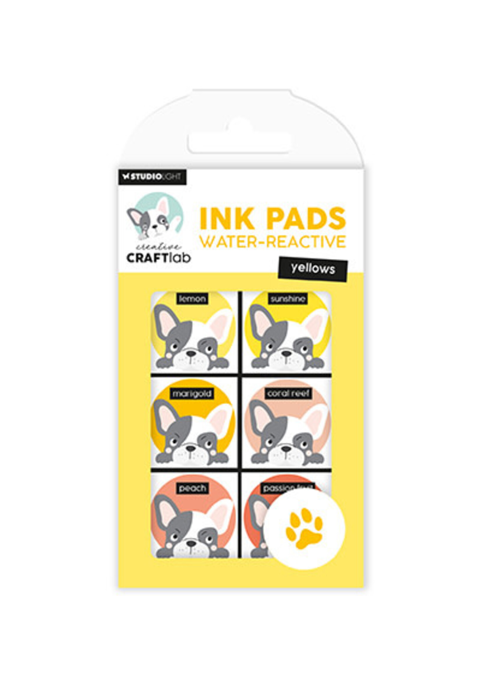 Craftlab CCL-ES-INKP21 - Ink Pads Water-reactive yellows Essentials nr.21