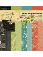 Graphic45 Life is Abundant 12x12 Inch Patterns & Solids Pack (4502777)