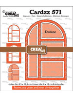 Crealies Cardzz Stansen No. 571 Frame & Inlay Robine (CLCZ571)