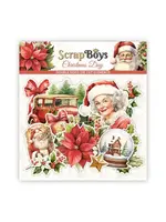 Scrapboys Christmas Day Double Sided Die Cut Elements (43 pcs) (SB-CHDA-12)