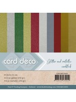 carddeco Card Deco Essentials - Glitter And Metallic Cardstock - Christmas A5