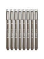 Docrafts Artiste Black Fineliners (8pcs) (DOA 855103)