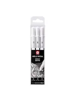 sakura Sakura • Gelly roll gelpen 05, 08 & 10 Wit 3stuks SakuraPOXPGBWH3C