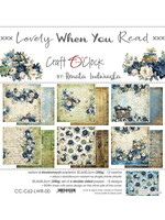 Craft O Clock LOVELY WHEN YOU READ - A SET OF PAPERS 30,5X30,5CM