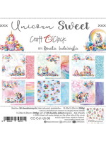 Craft O Clock UNICORN SWEET - A SET OF PAPERS 15,25X15,25CM