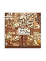 Stamperia Coffee and Chocolate 12x12 Inch Paper Pack (SBBL144)