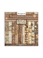 Stamperia Coffee and Chocolate Backgrounds 8x8 Inch Paper Pack (SBBS94)