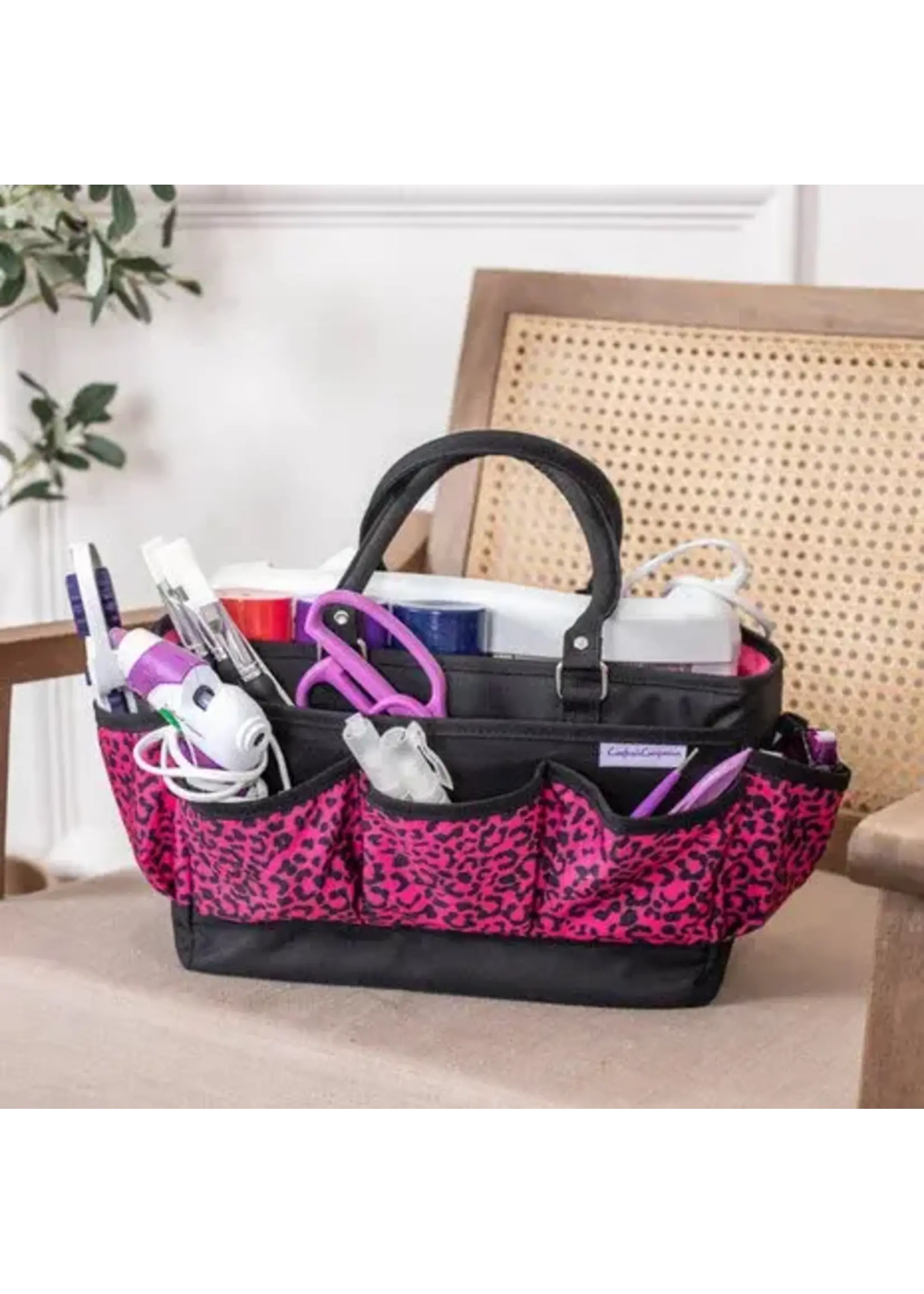 Crafters Companion Raspberry Cheetah Tote Deluxe (CC-STO-DLT-RCH)
