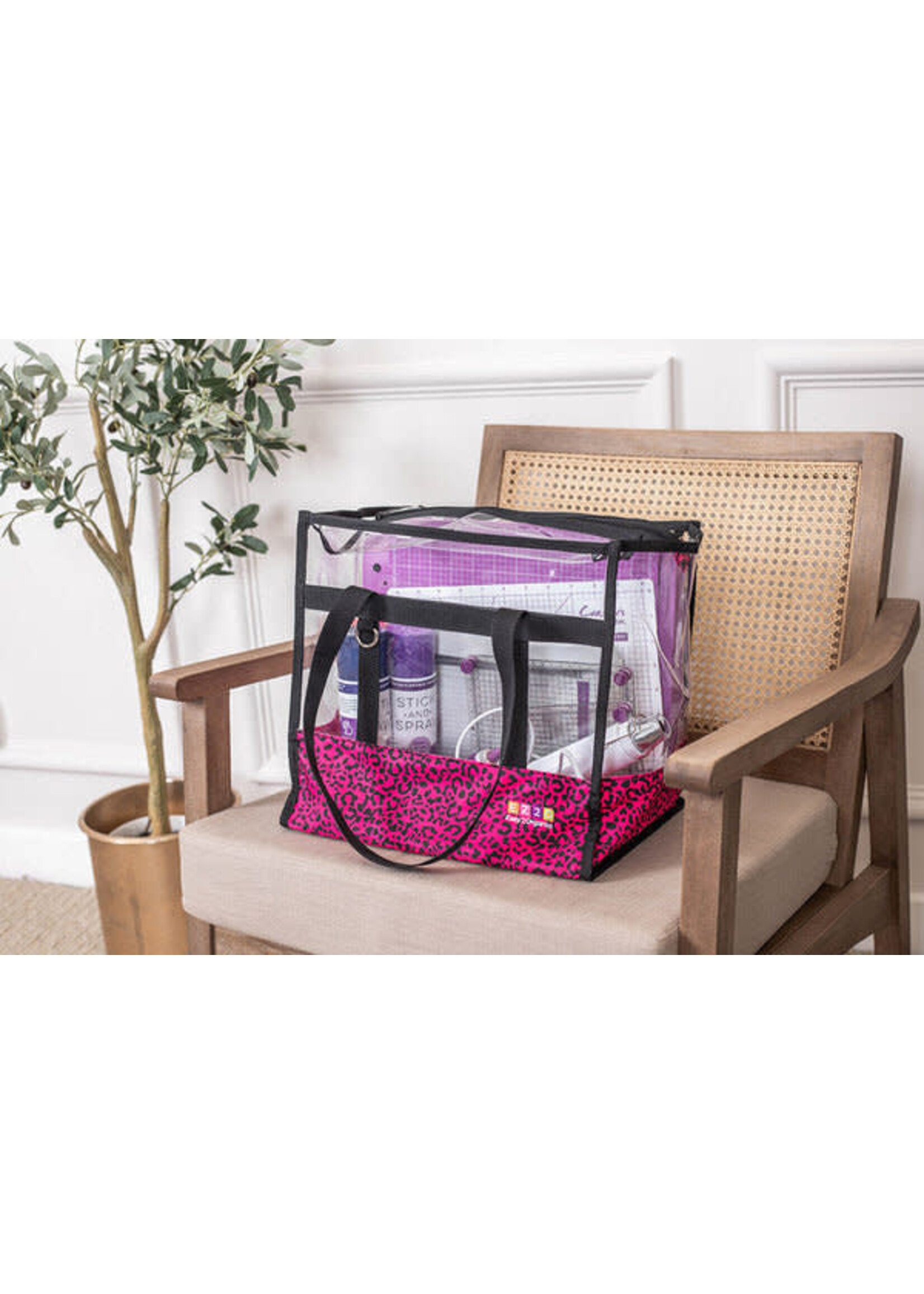 Crafters Companion Raspberry Cheetah Tote Lois (CC-LOIS-RCH)