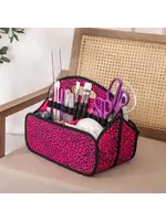 Crafters Companion Raspberry Cheetah Tote Portable (CC-STO-POT-RCH)