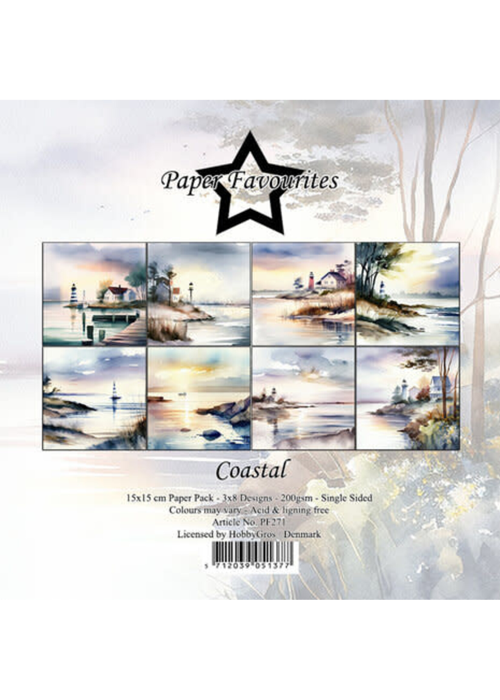 Paper Favorites Coastal 6x6 Inch Paper Pack (PF271)