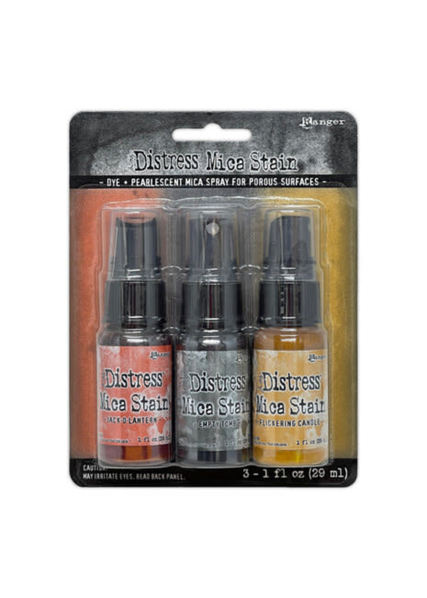 Ranger Tim Holtz Distress Mica Stain Halloween Set 1 (3x1 fl oz) (TSHK77435)
