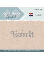 carddeco Card Deco Essentials - Dies - Bedankt