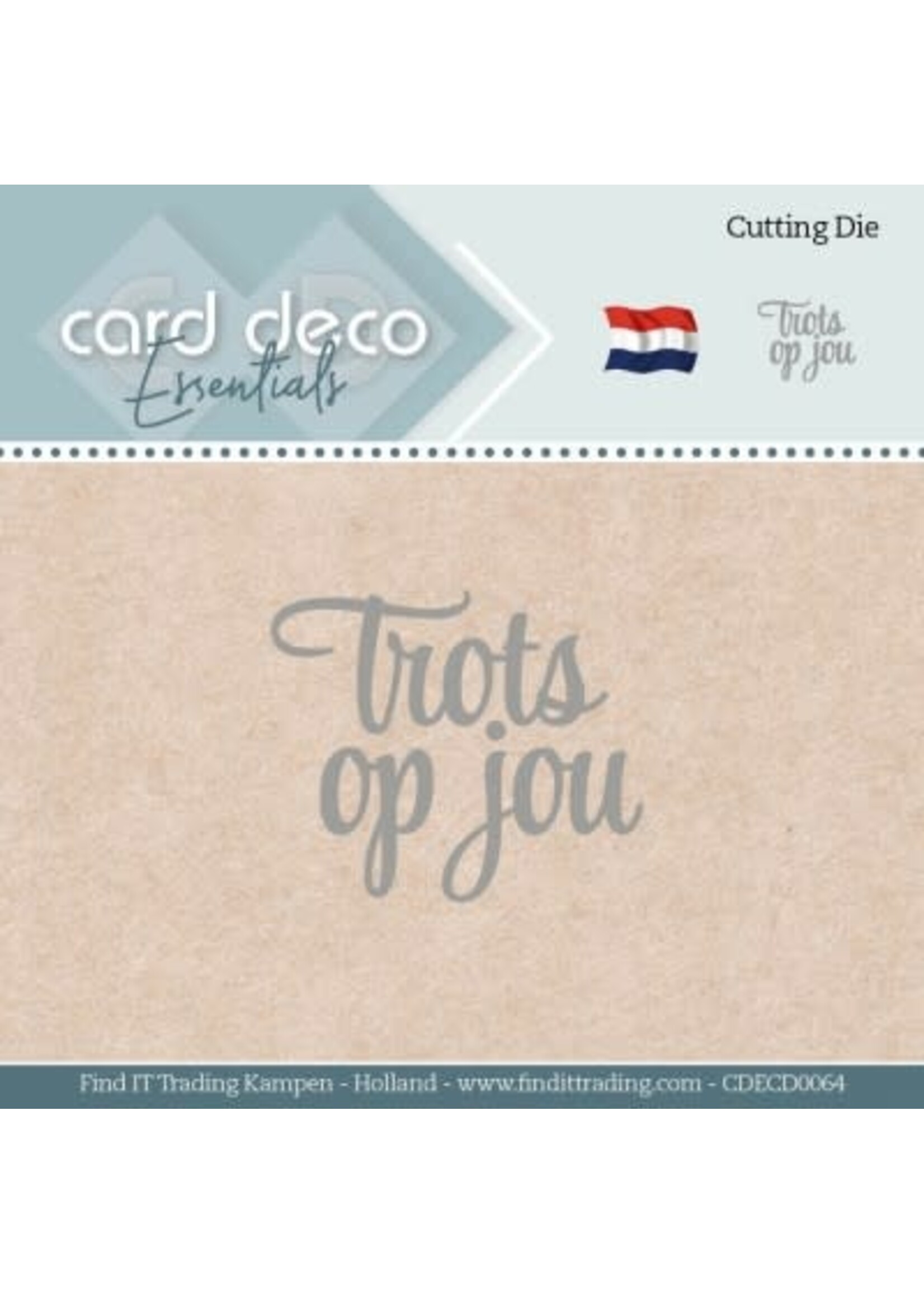 carddeco Trots Op Jou - Cutting Dies