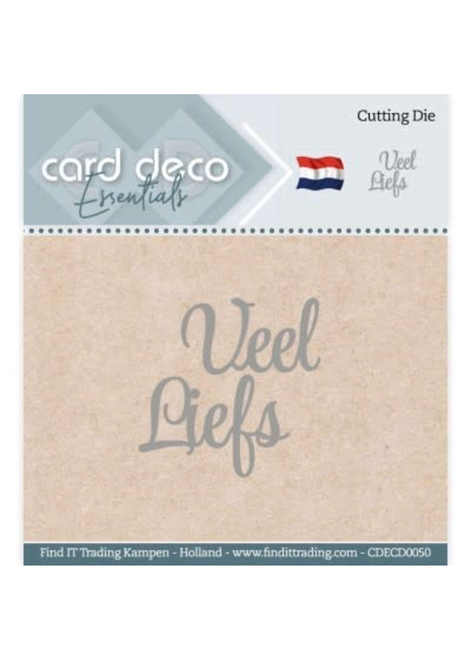 carddeco Veel Liefs - Cutting Dies By Card Deco Essentials