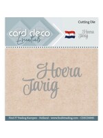 carddeco Hoera Jarig - Cutting Dies - Card Deco Essentials