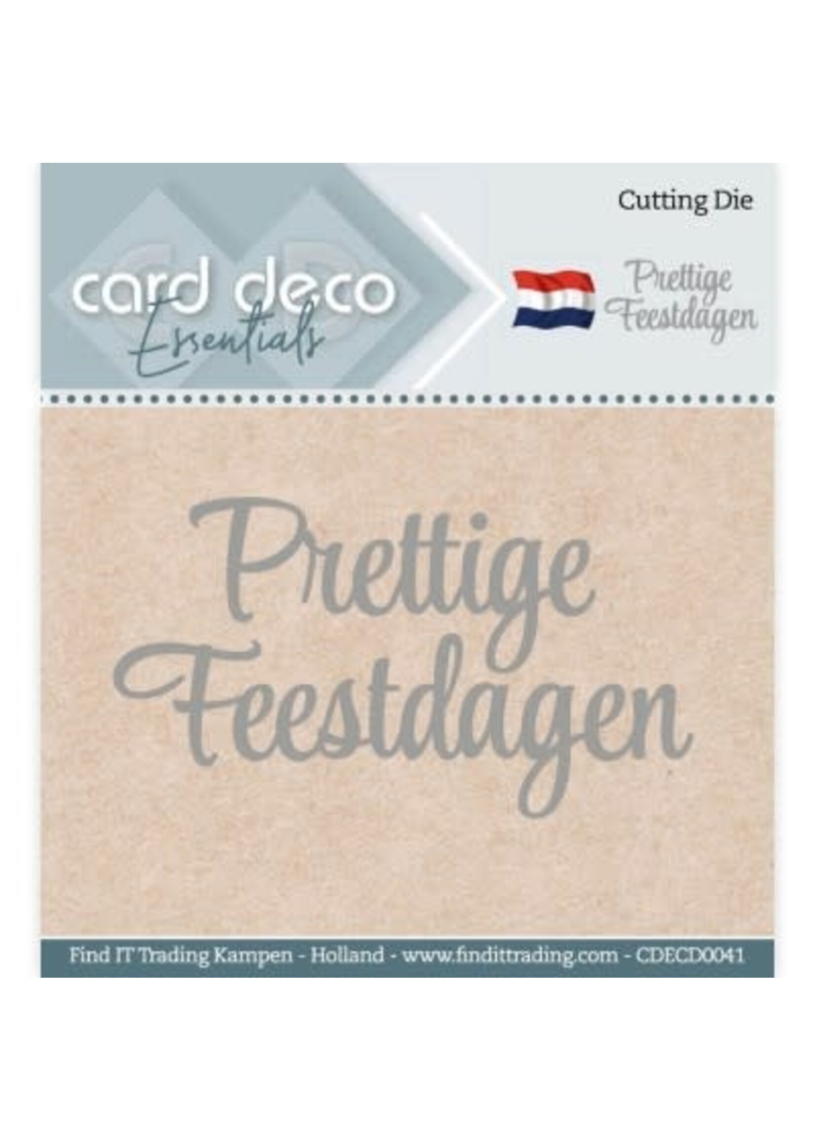 carddeco Card Deco Essentials - Cutting Dies - Prettige Feestdagen