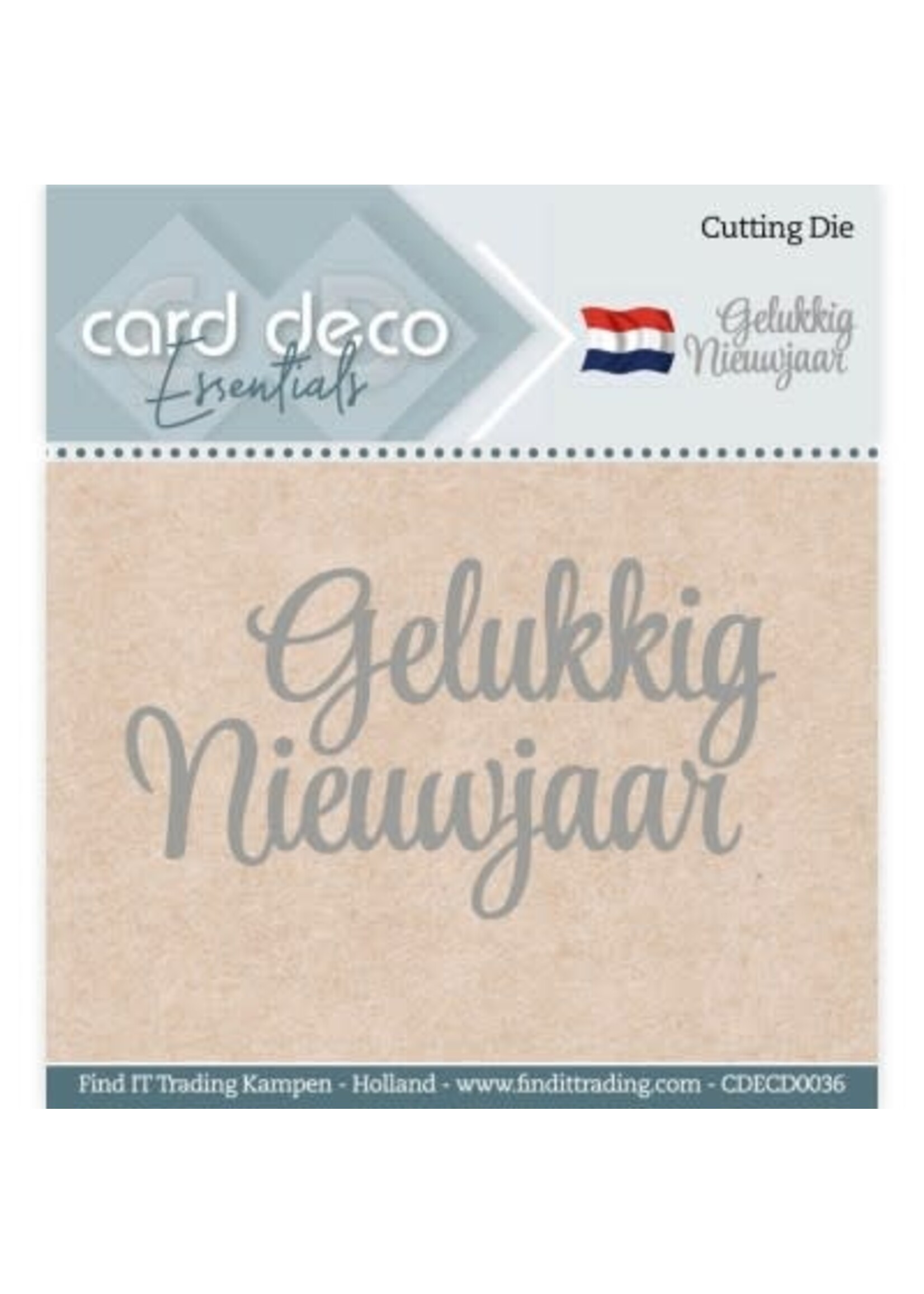 carddeco Gelukkig Nieuwjaar Cutting Dies By Card Deco Essentials