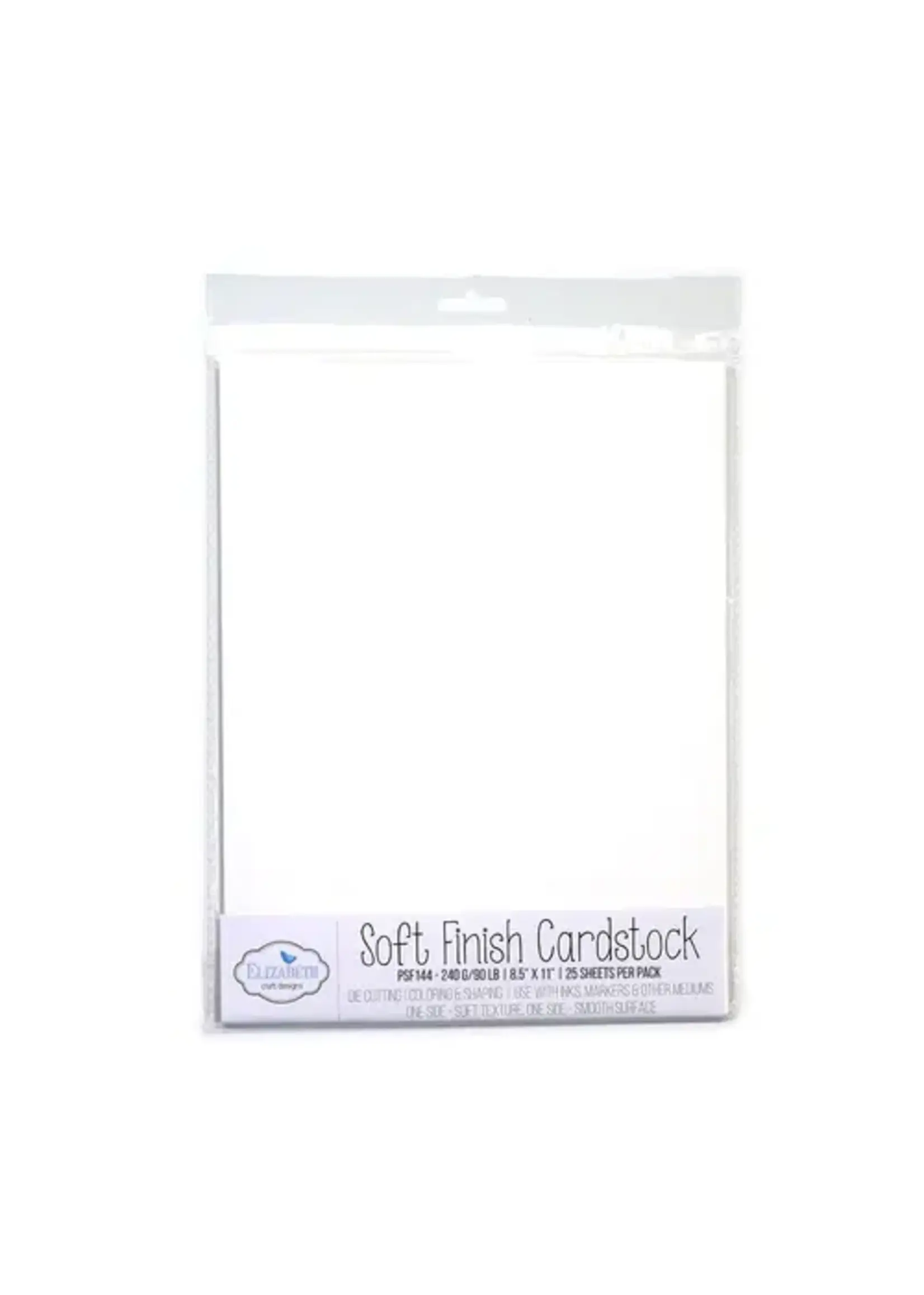 ECD Soft Finish Cardstock- 25 stuks - 240G/90LB - 8,5 "x 11" | 21.6cm x 28cm  SKU: PSF144