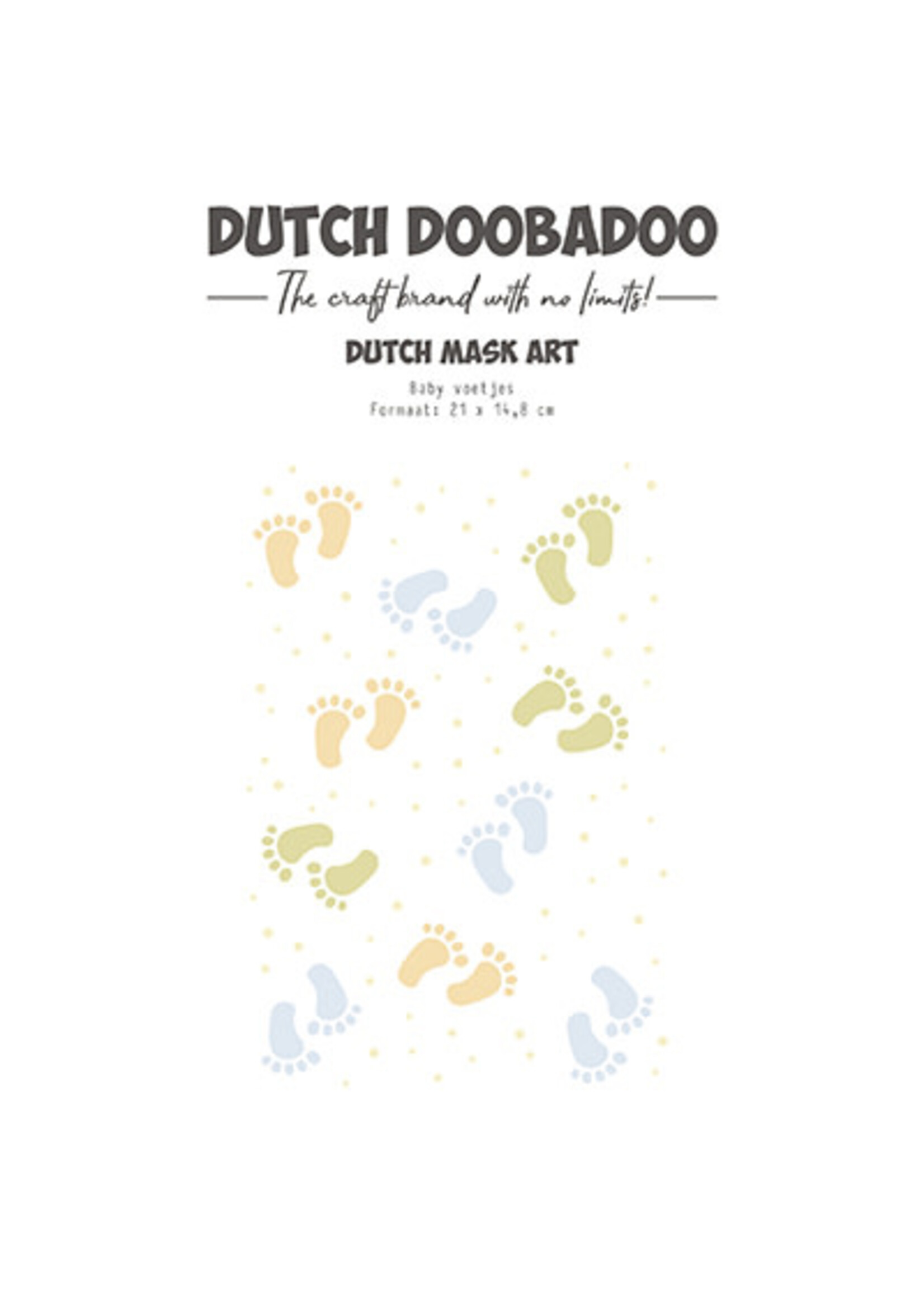 Dutch Doobadoo 470.784.292 - Mask Art Baby Feet