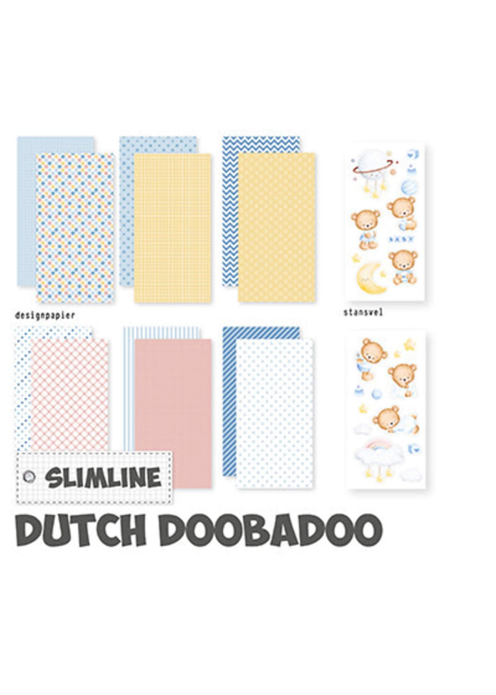 Dutch Doobadoo 473.005.056 - CraftyKit Slimline Babyboy