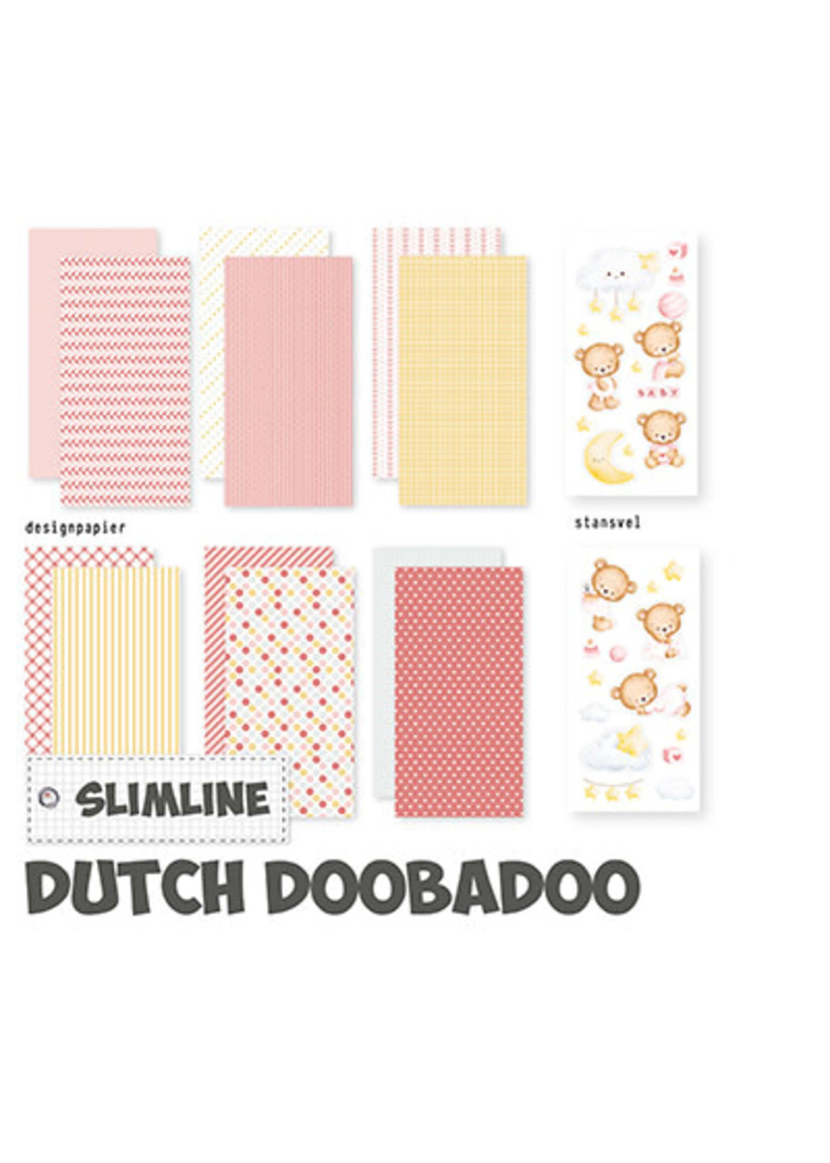 Dutch Doobadoo 473.005.057 - CraftyKit Slimline Babygirl