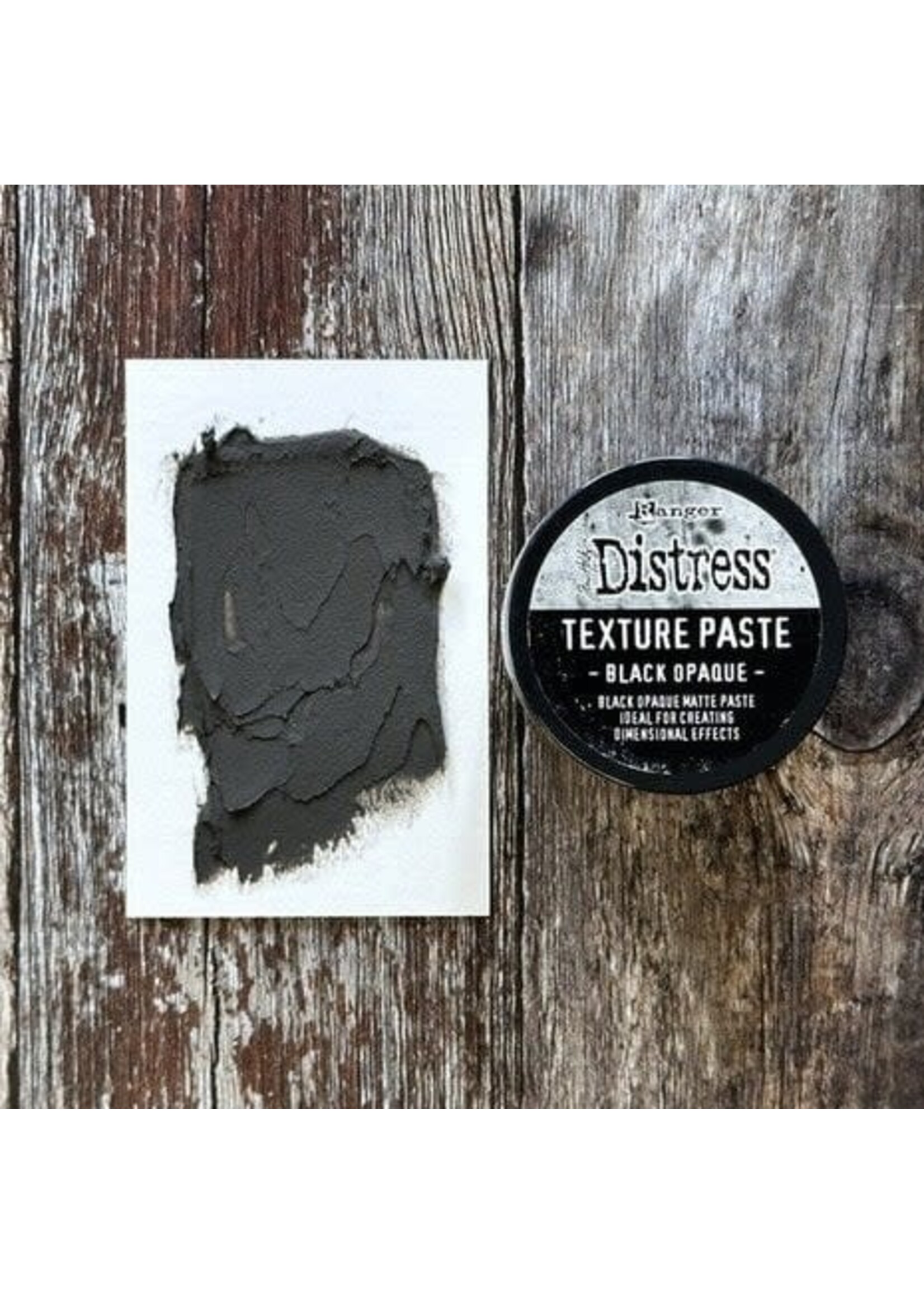 Tim Holtz Tim Holtz Distress Texture Paste Black Opaque 3 fl oz (TSHK84471)