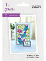 Gemini Illustrated Embossing Folder Delightful Butterfly (GEM-EF4-DEBU)