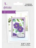 Gemini Illustrated Embossing Folder Charming Helleborus (GEM-EF4-CHHE)