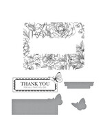 spellbinders Butterfly Garden Press Plate & Die Set (BP-027)