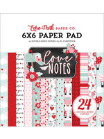 Echo Park Love Notes 6x6 Inch Paper Pad (LN344023)