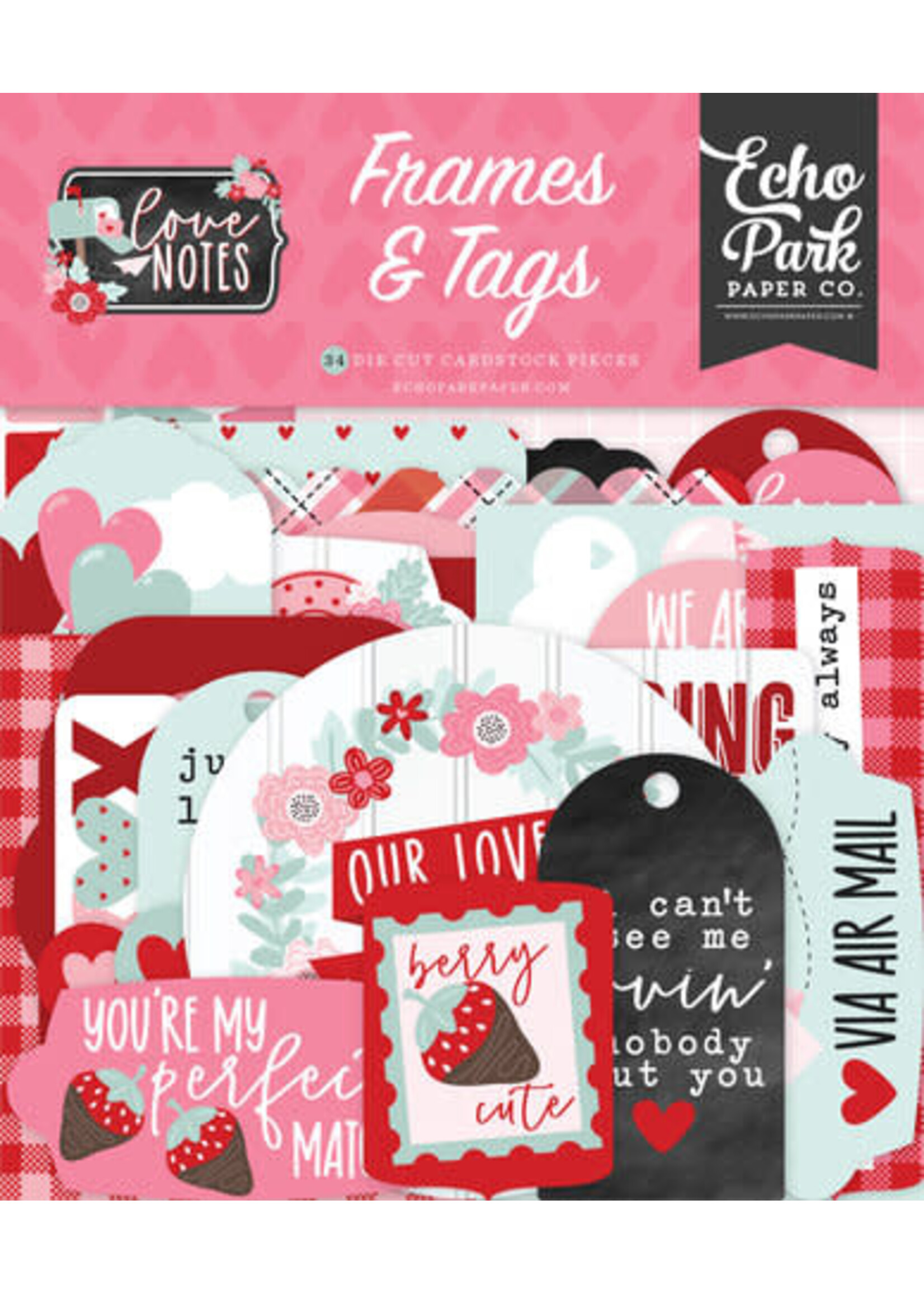 Echo Park Love Notes Frames & Tags (LN344025)