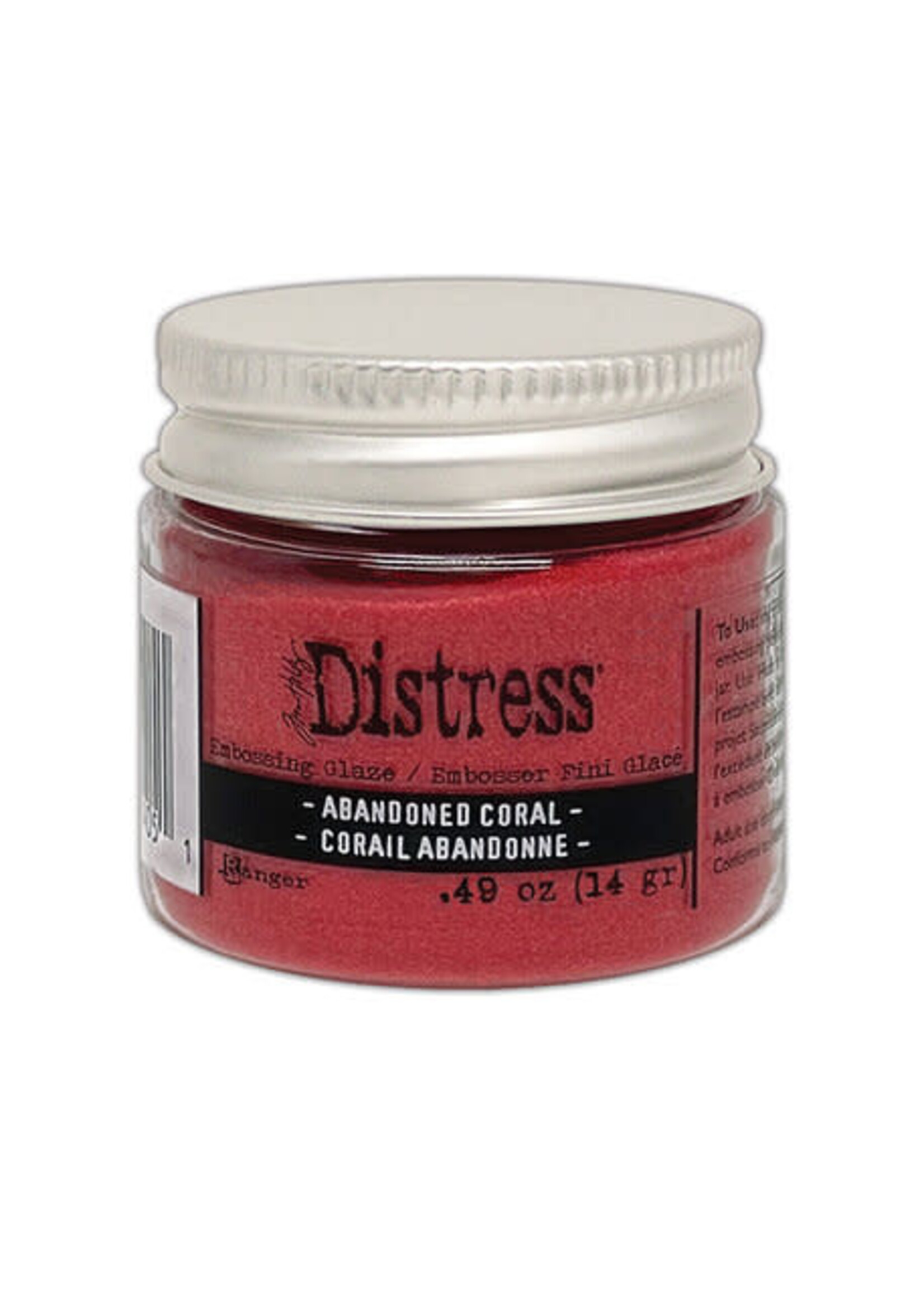 Ranger Tim Holtz Distress Embossing Glaze Abandoned Coral 1 oz (TDE84051)