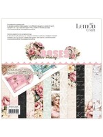 Lemon Craft Dear Diary Roses 12x12 Inch Paper Pad (LEM-DD-ROSES-01)