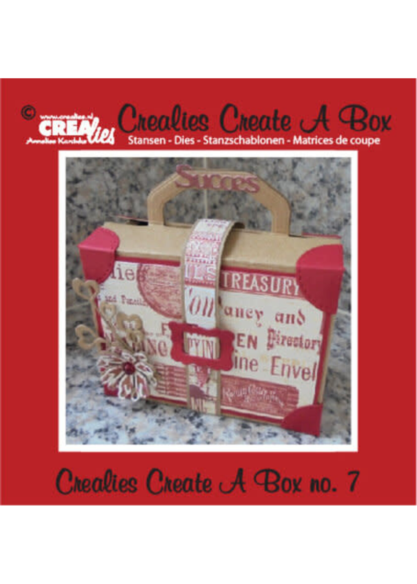 Crealies Create A Box Dies No. 7 Koffer (CCAB07)