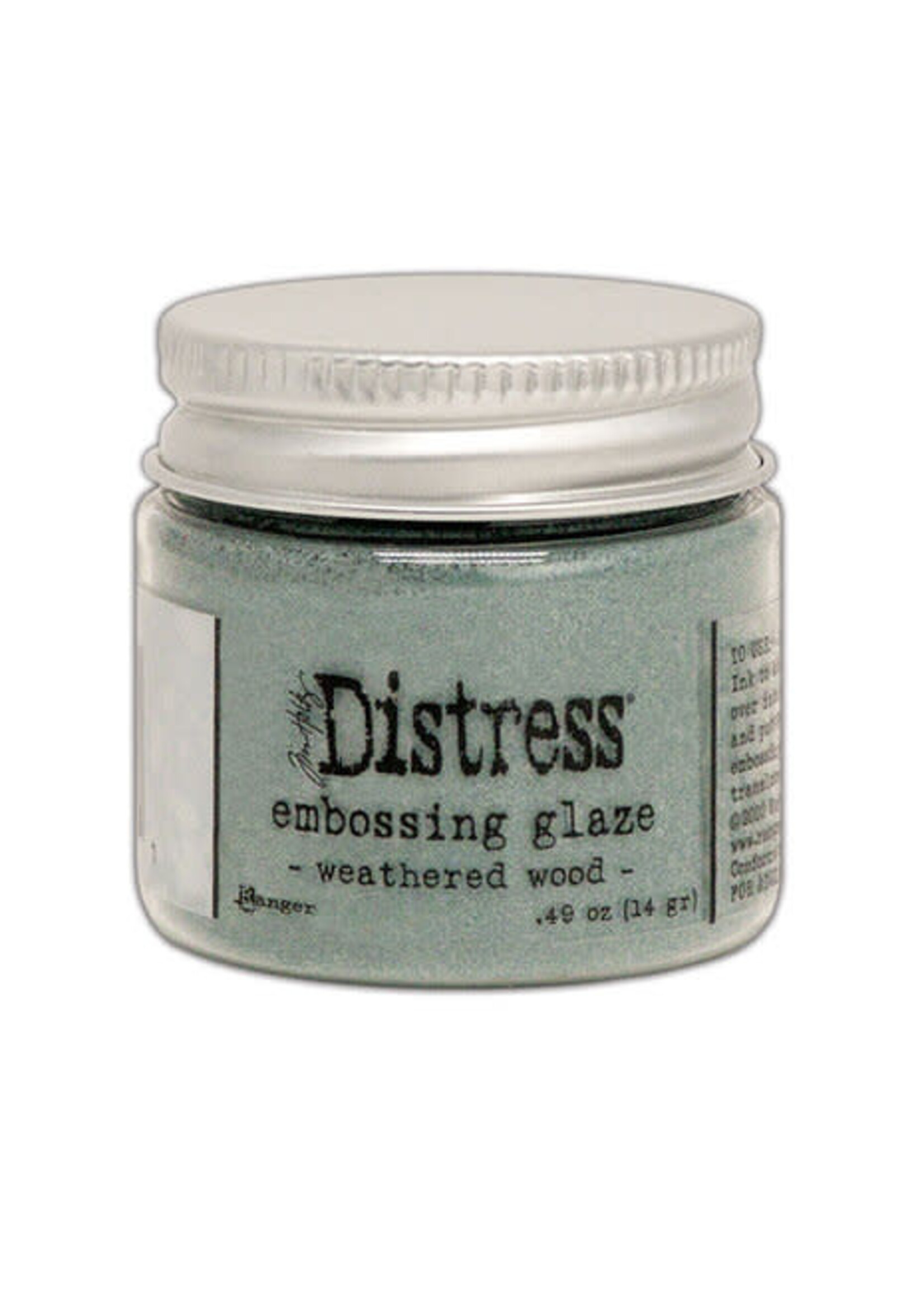 Ranger Tim Holtz Distress Embossing Glaze Weathered Wood 1 oz (TDE71051)
