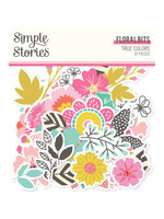 simple stories True Colors Floral Bits & Pieces (21832)