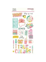 simple stories True Colors Chipboard (21817)