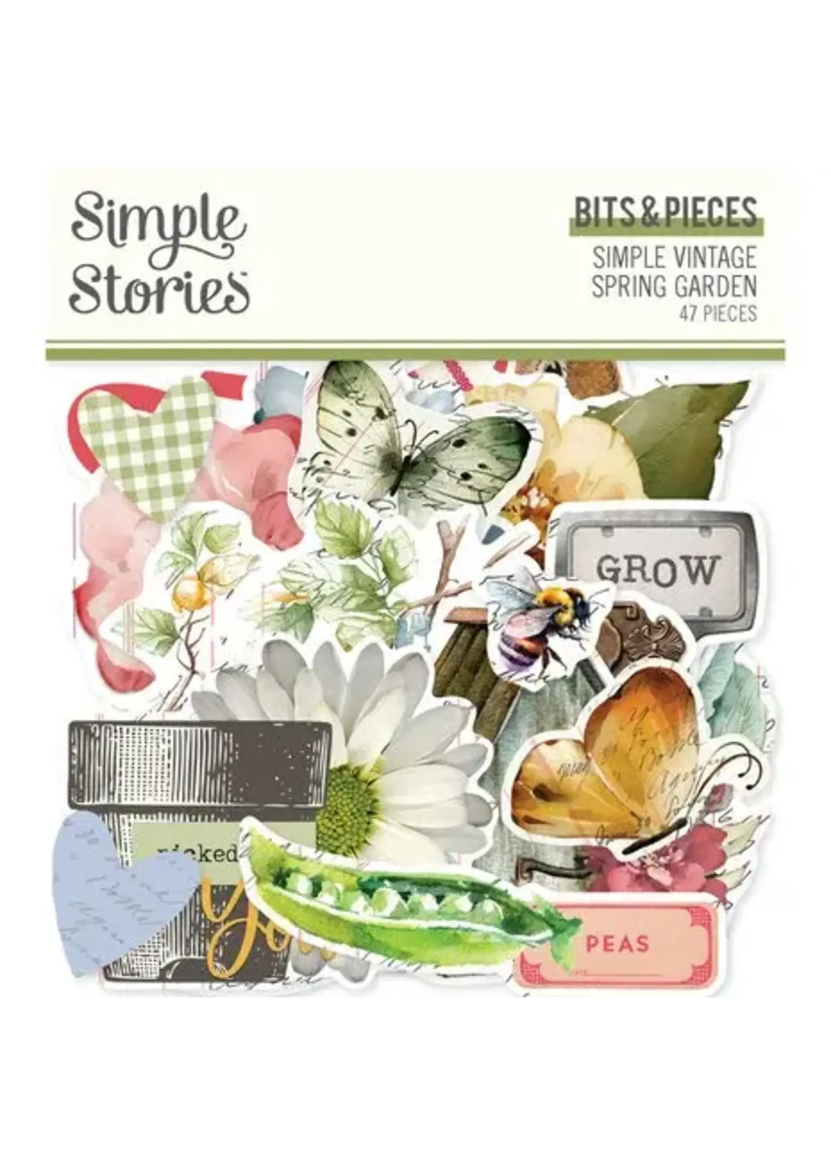 simple stories Simple Vintage Spring Garden Bits & Pieces (21725)