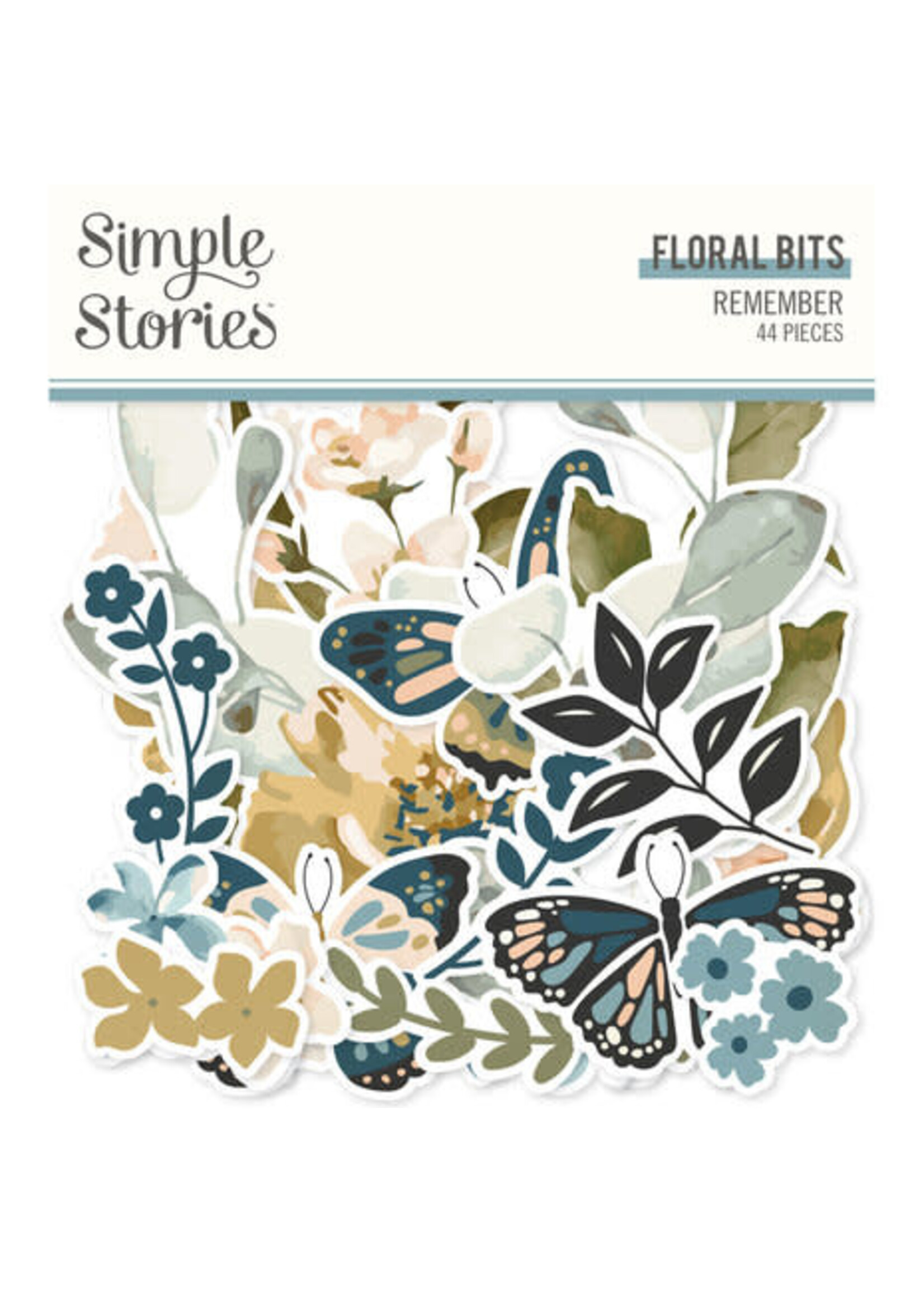 simple stories Remember Floral Bits & Pieces (21520)