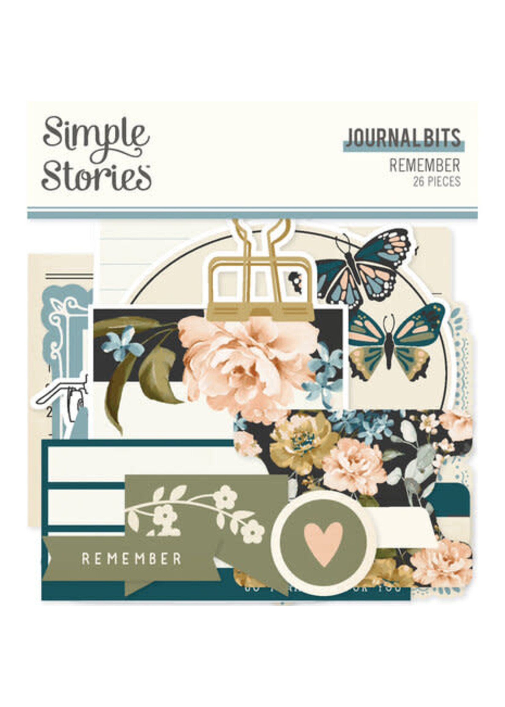 simple stories Remember Journal Bits & Pieces (21519)
