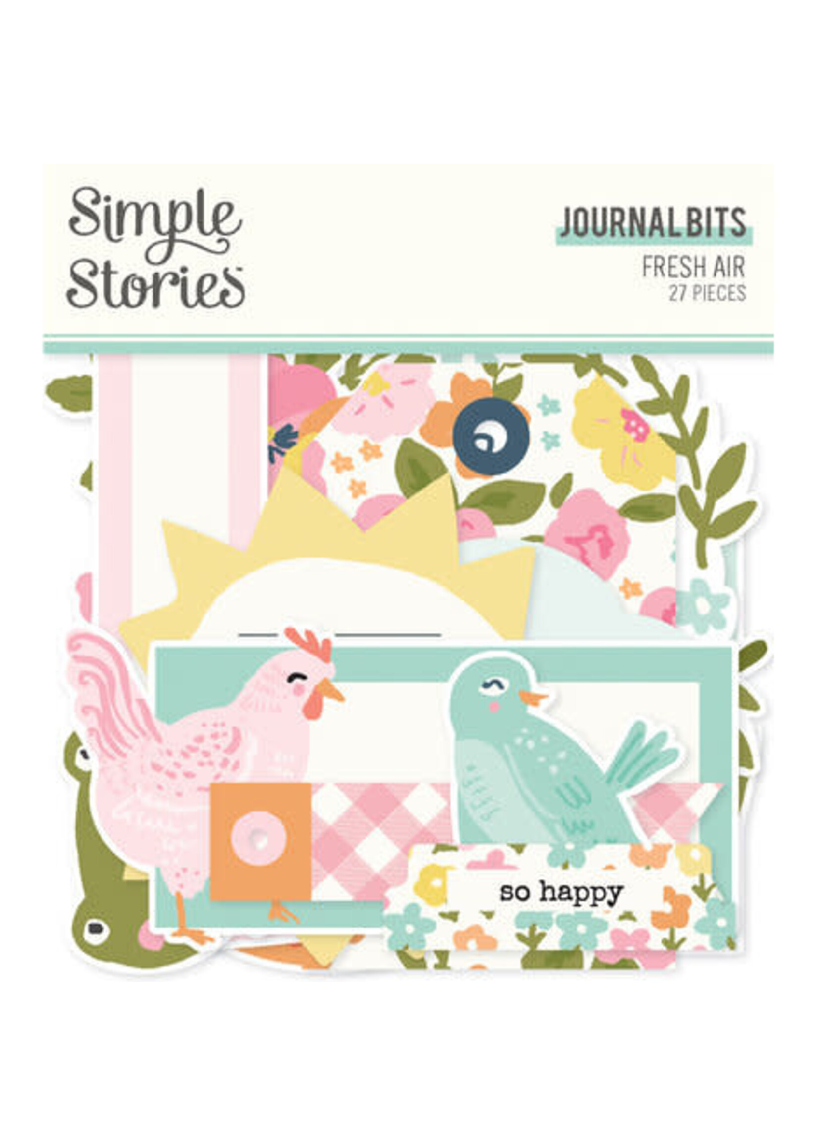 simple stories Fresh Air Journal Bits & Pieces (21619)