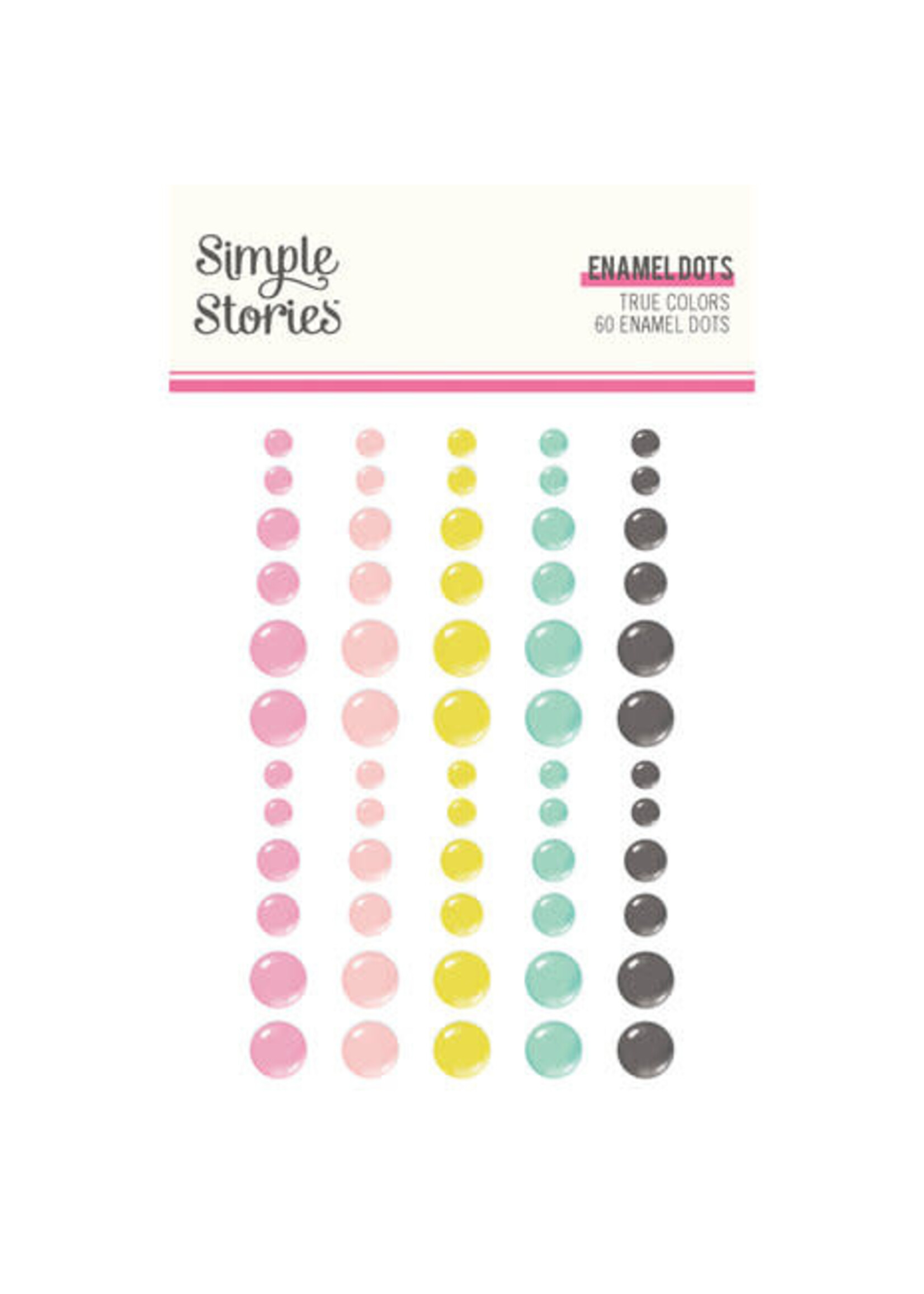 simple stories True Colors Enamel Dots (21827)