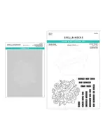 spellbinders Garden Party Stamp & Die & Stencil Bundle (BD-0821)