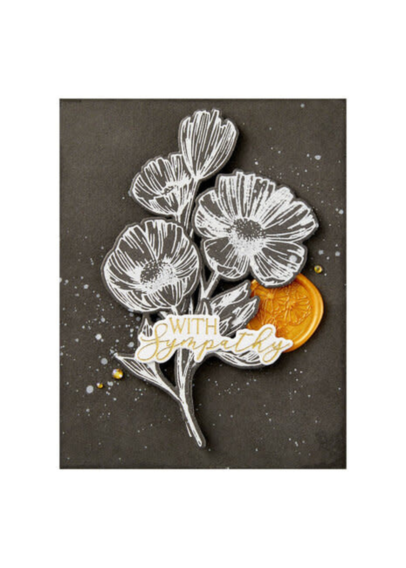 spellbinders Flower Stems Press Plate & Die Set (BP-108)