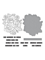 spellbinders Garden Party Clear Stamp & Die Set (SDS-188)