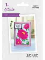 Gemini Illustrated Embossing Folder Pretty Peonies (GEM-EF4-PEPE)