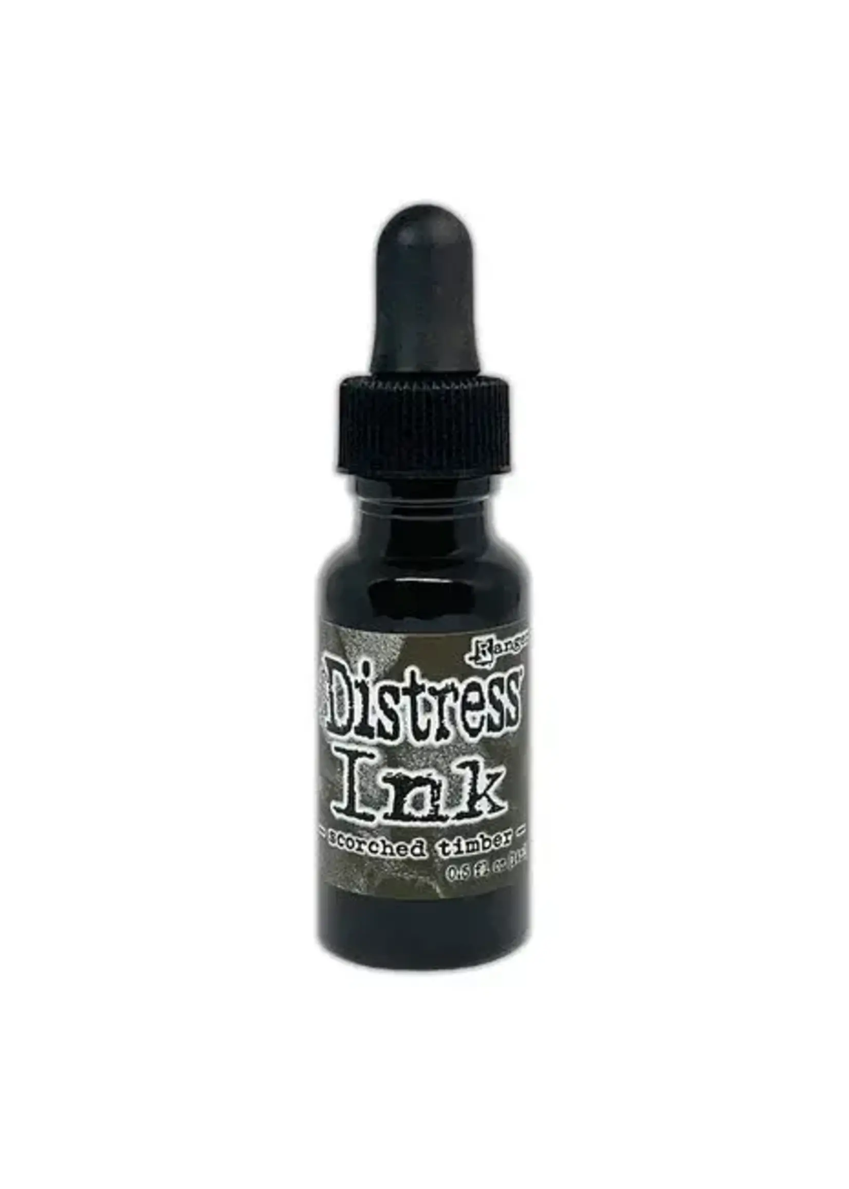 Ranger Tim Holtz Distress Ink Scorched Timber Re-Inker 0.5 fl oz (TXR83450)