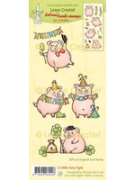 Leane Creatief Party Piglet LeCreaDesign Combi Clear Stamp (55.9006)